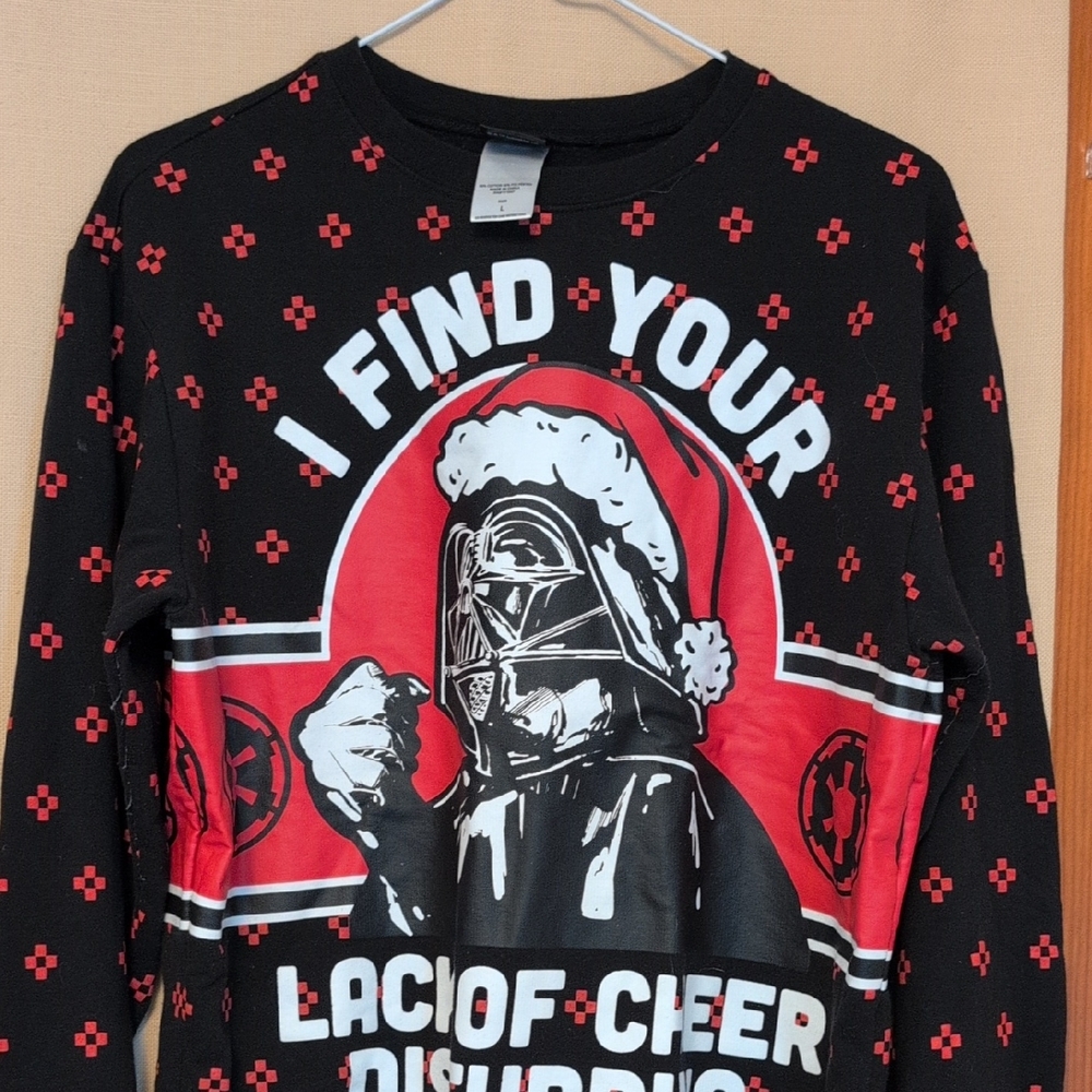 Darth Vader Stars Wars I find Your Lack Of Faith Disturbing Holiday Sweatshirt